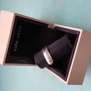 Georg Jensen Torun sterling ring size 6